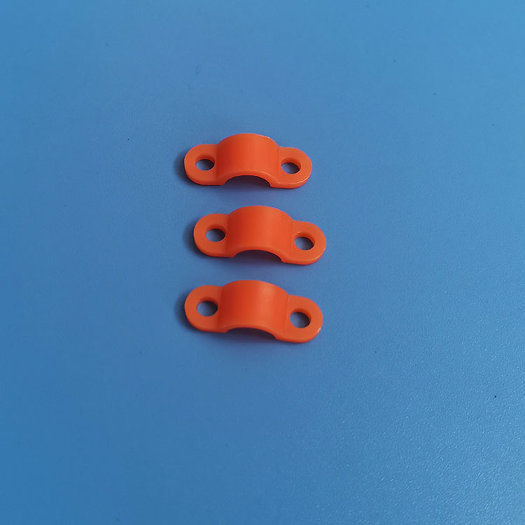 小弧形压线板橙色孔距15mm