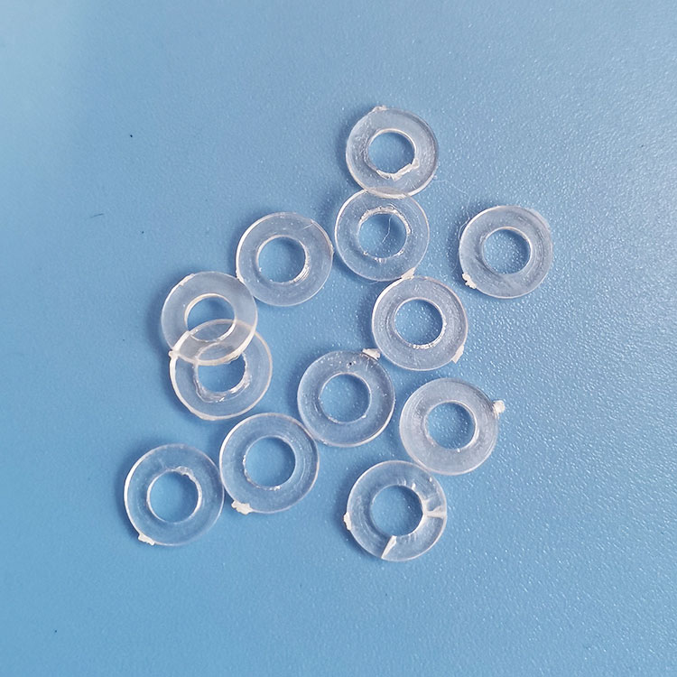 塑胶垫片硬质PC8*4*1透明 塑料绝缘垫片