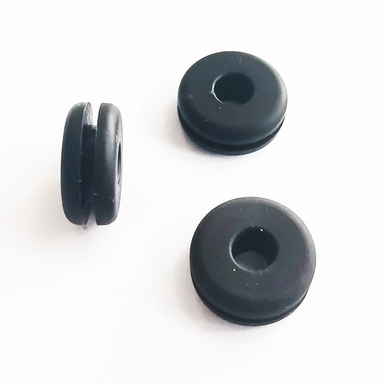 硅胶护线套K-5C9.5黑色双面出线孔保护套适用孔径9.5mm